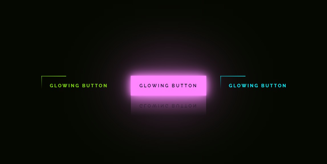 Glowing Button with HTML and CSS