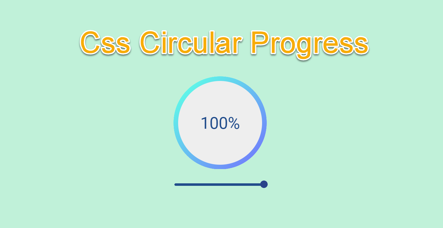 Circle Progress with Javascript
