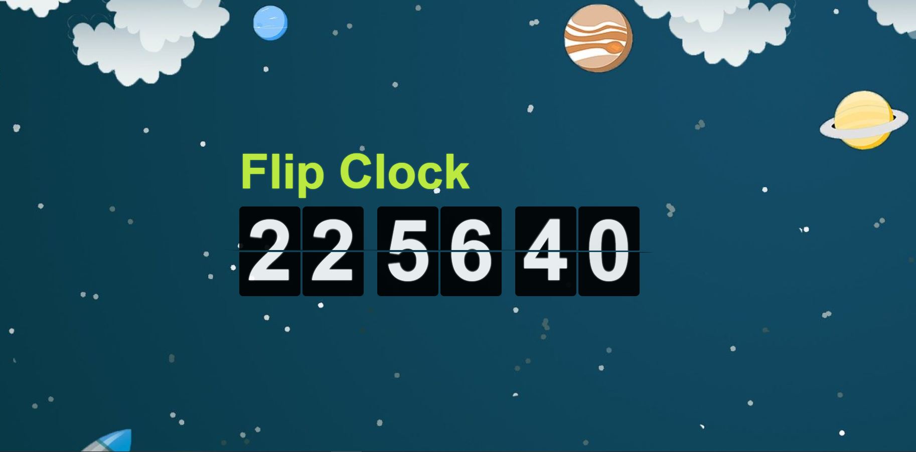 Flip Clock - Đồng hồ lật số