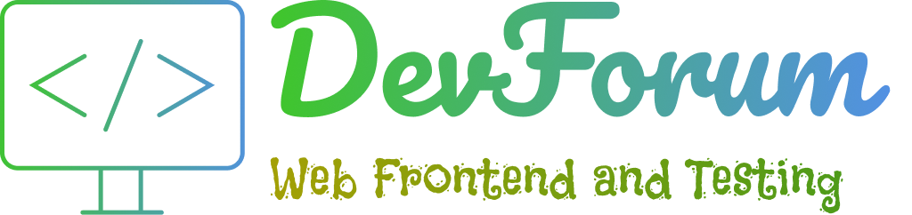 DevForum - Forum Web Frontend and Testing