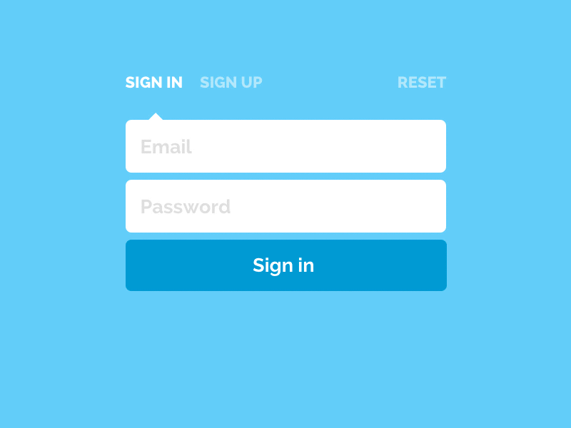 Sign In/Up Form Transitions cực cool với CSS3