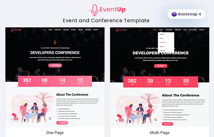 EventUp Template