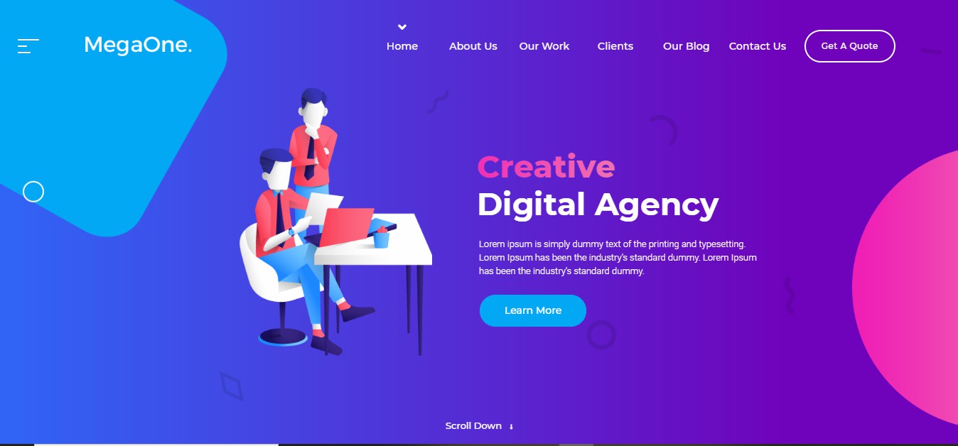 MegaOne Template - Agency