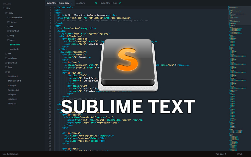Sublime Text IDE